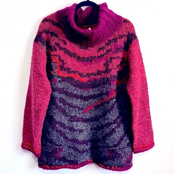 Free People Sweaters - Free People Tigers Eye Turtleneck Knit Sweater